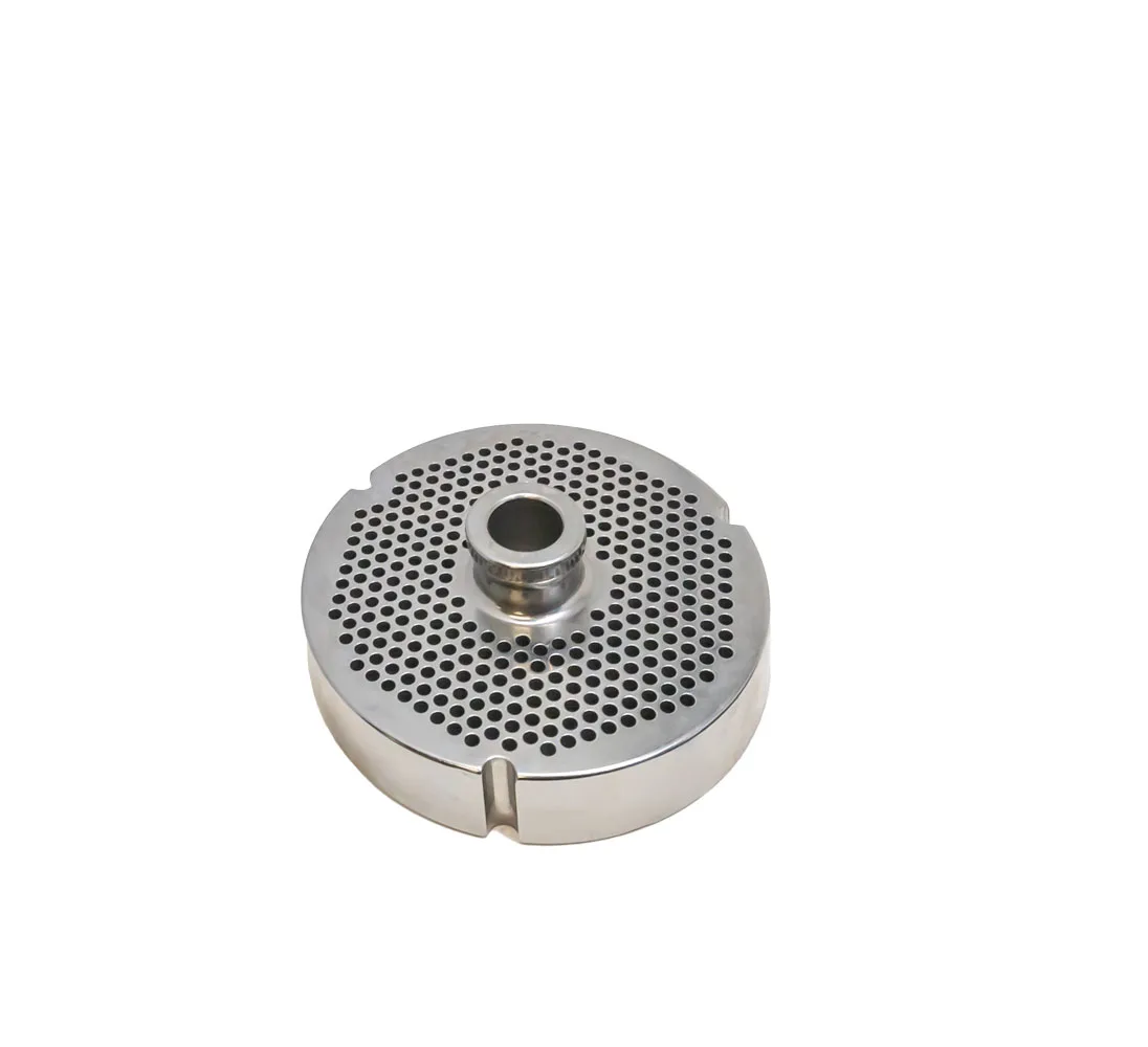 Stainless Steel #52 machine plate with hub 4 mm (5/32″) – three notches / round