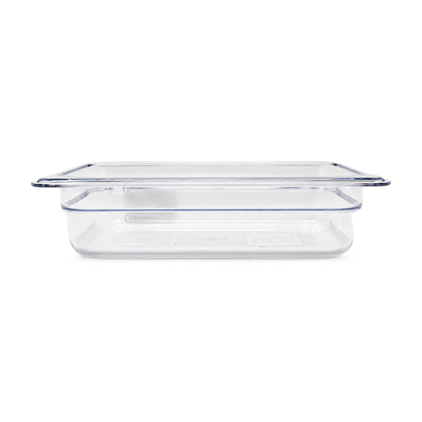 GN 1/4 Quarter-size Polycarbonate Clear Food Pan, 2 1/2″ Deep