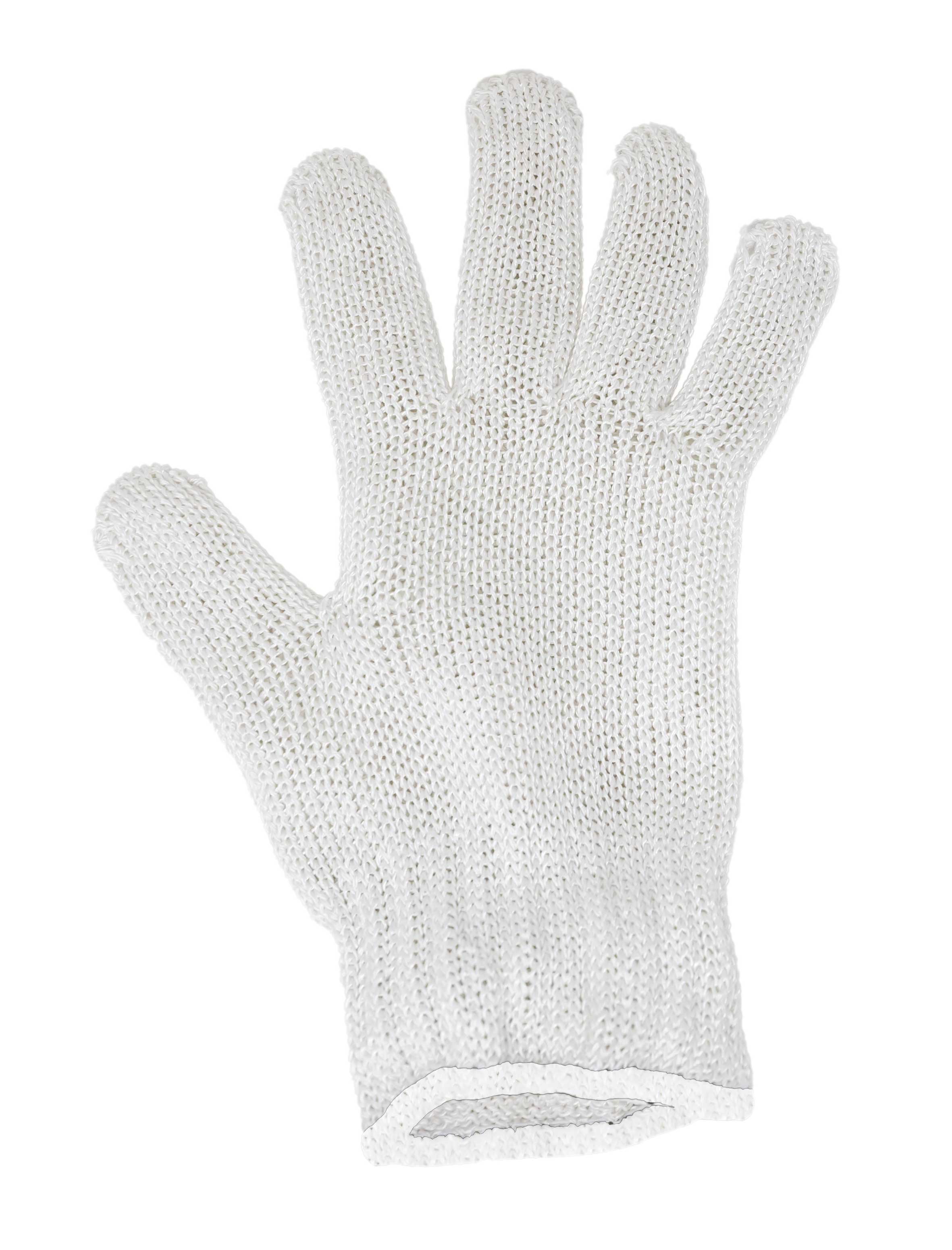 Large-Size Cut-Resistant Glove, Band Color White