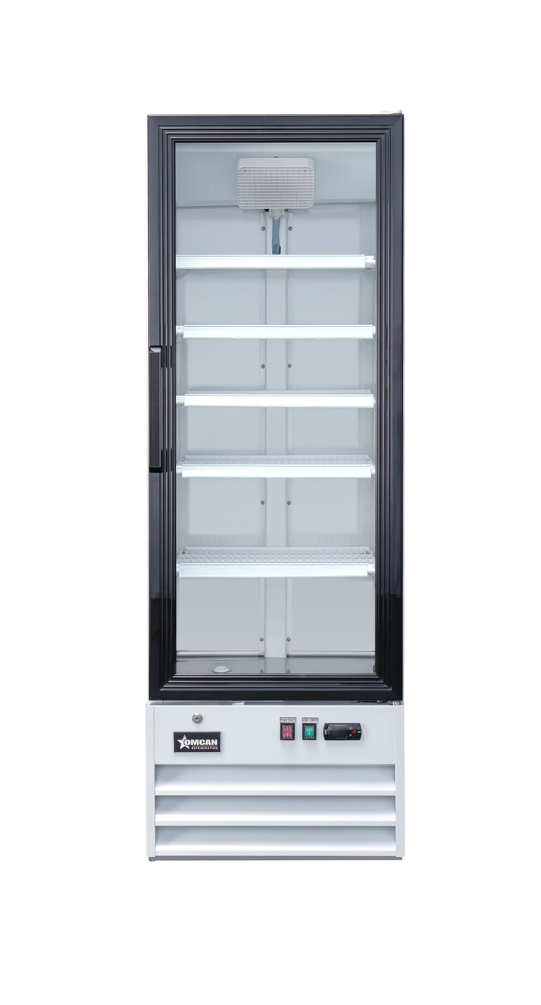 22″ One (1) Glass Door Display Refrigerator, 9.1 cu. ft. (257 L), White
