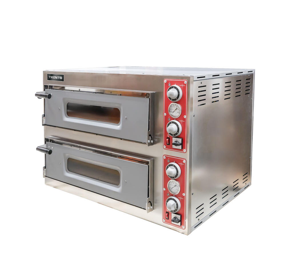 Trento Entry Max Series 39″ Double Chamber Pizza Oven with 27.6″ Chamber – 11.2 kW, 230 V, 1 Ph