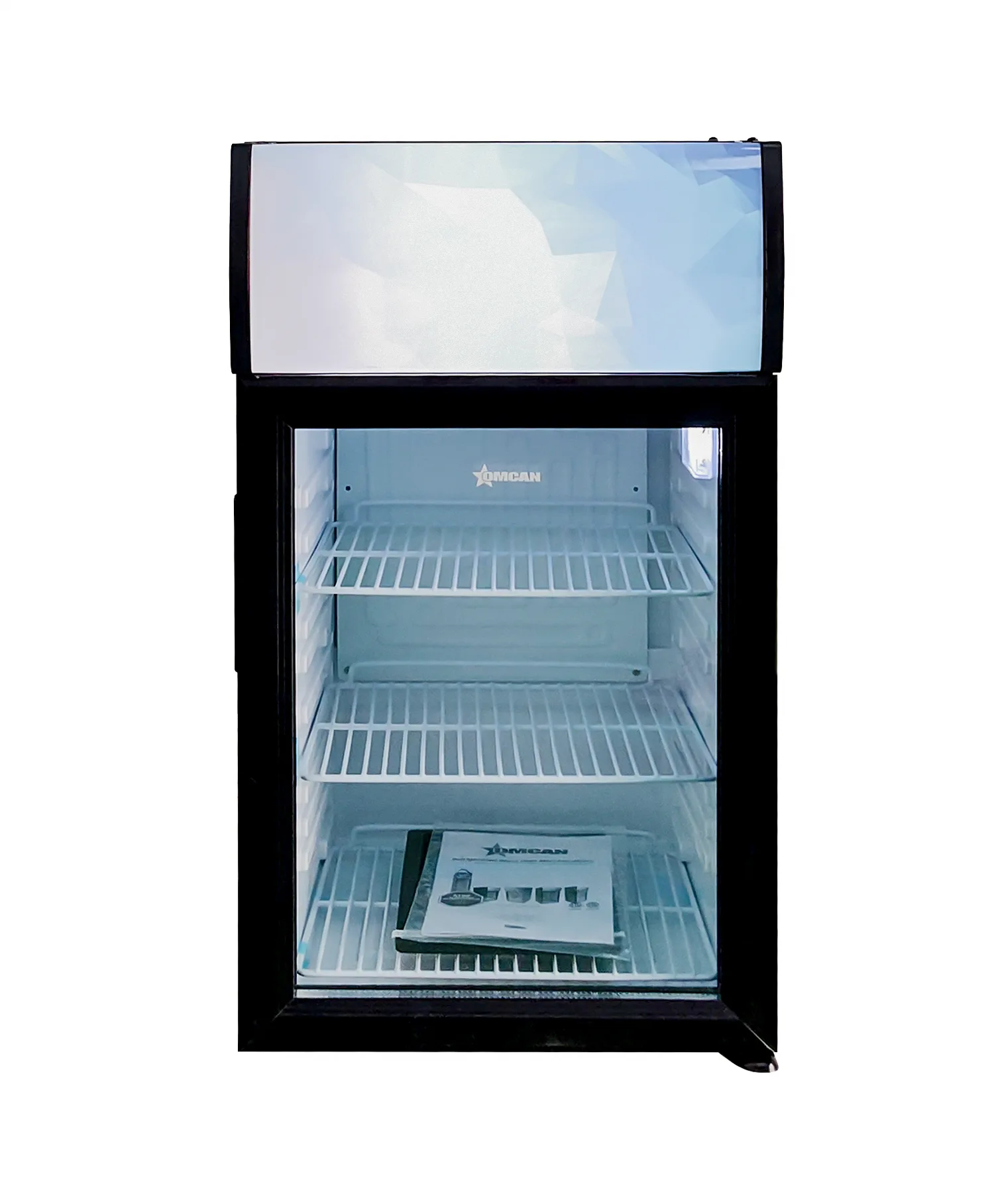16″ One (1) Glass Door Countertop Display Refrigerator, 1.41 cu. ft. (40 L), Black