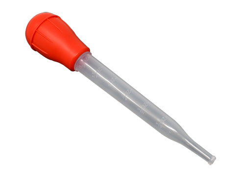 1 1/2 oz. PLASTIC BASTER WITH RED BULB