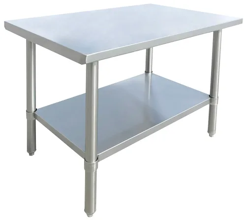 24″ x 36″ 20 Gauge 430 All Stainless Steel Worktable
