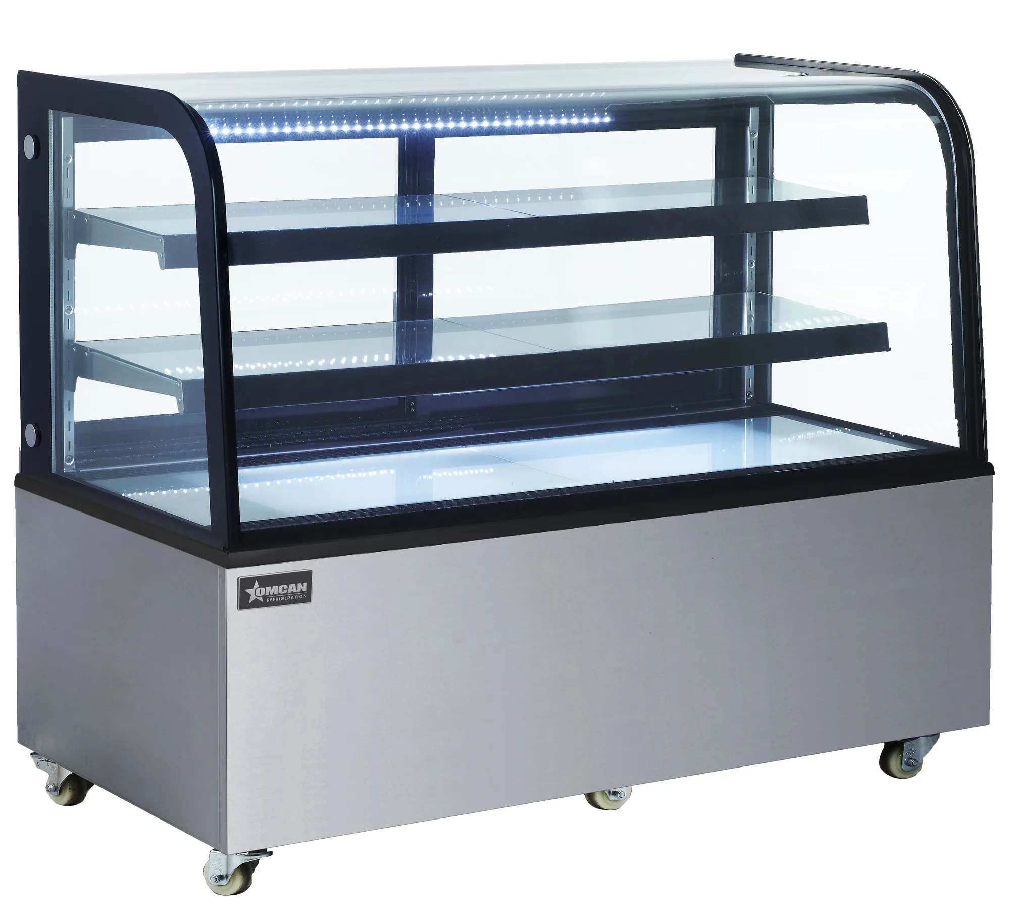 60″ Two (2) Shelf Non-Refrigerated Dry Bakery Display Case, 18 cu. ft. (500 L)
