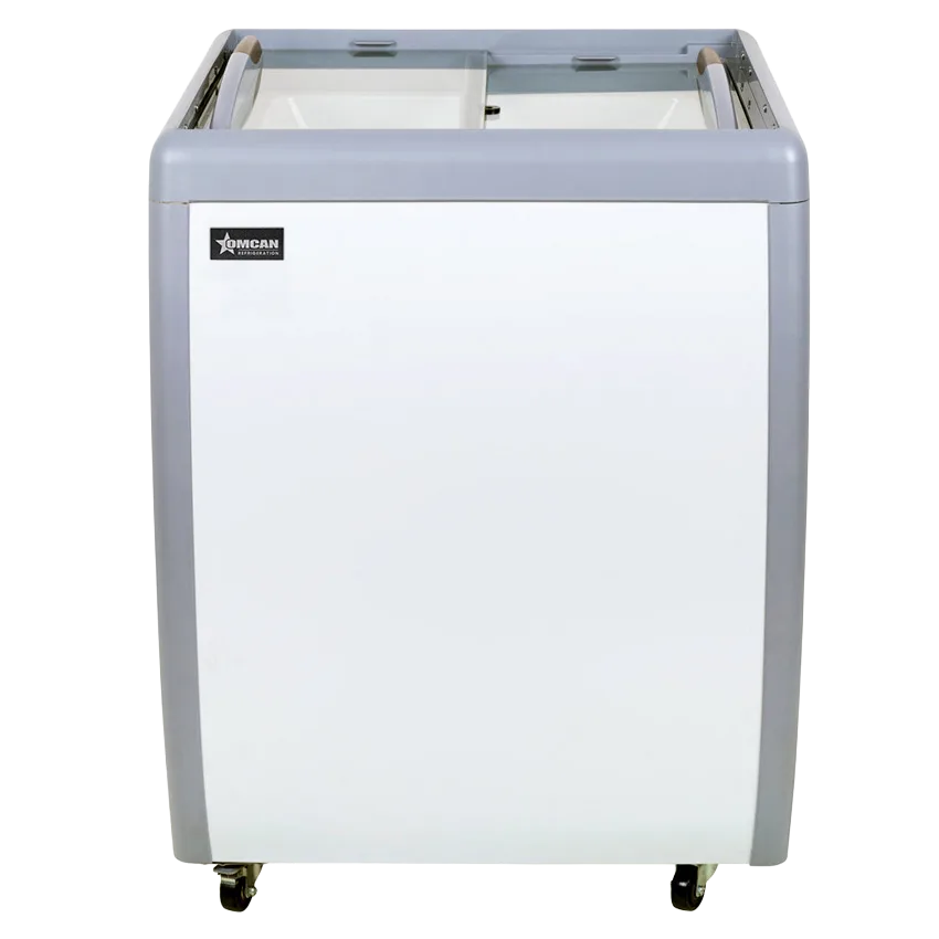 26″ Ice Cream Display Chest Freezer with Flat Glass Top, 5.5 cu. ft. (156 L)