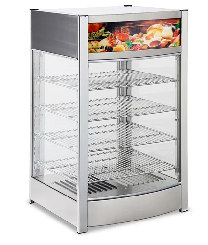 18″ Countertop Display Warmer, 4 Shelves, Sliding Doors, Full-Service 3.4 cu. ft. (97 L) Capacity – 110 V, 800 W