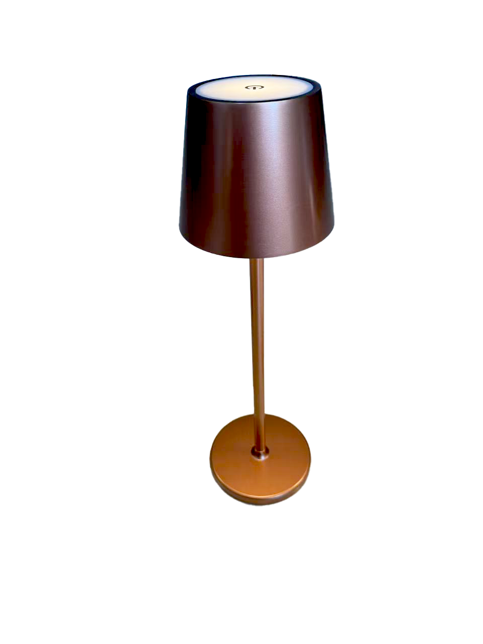 3.9” x 14.96” Brown LED Rechargeable Table Lamp – 5V (3600mA) Battery Power – 3000K/6000K Colour Temperature