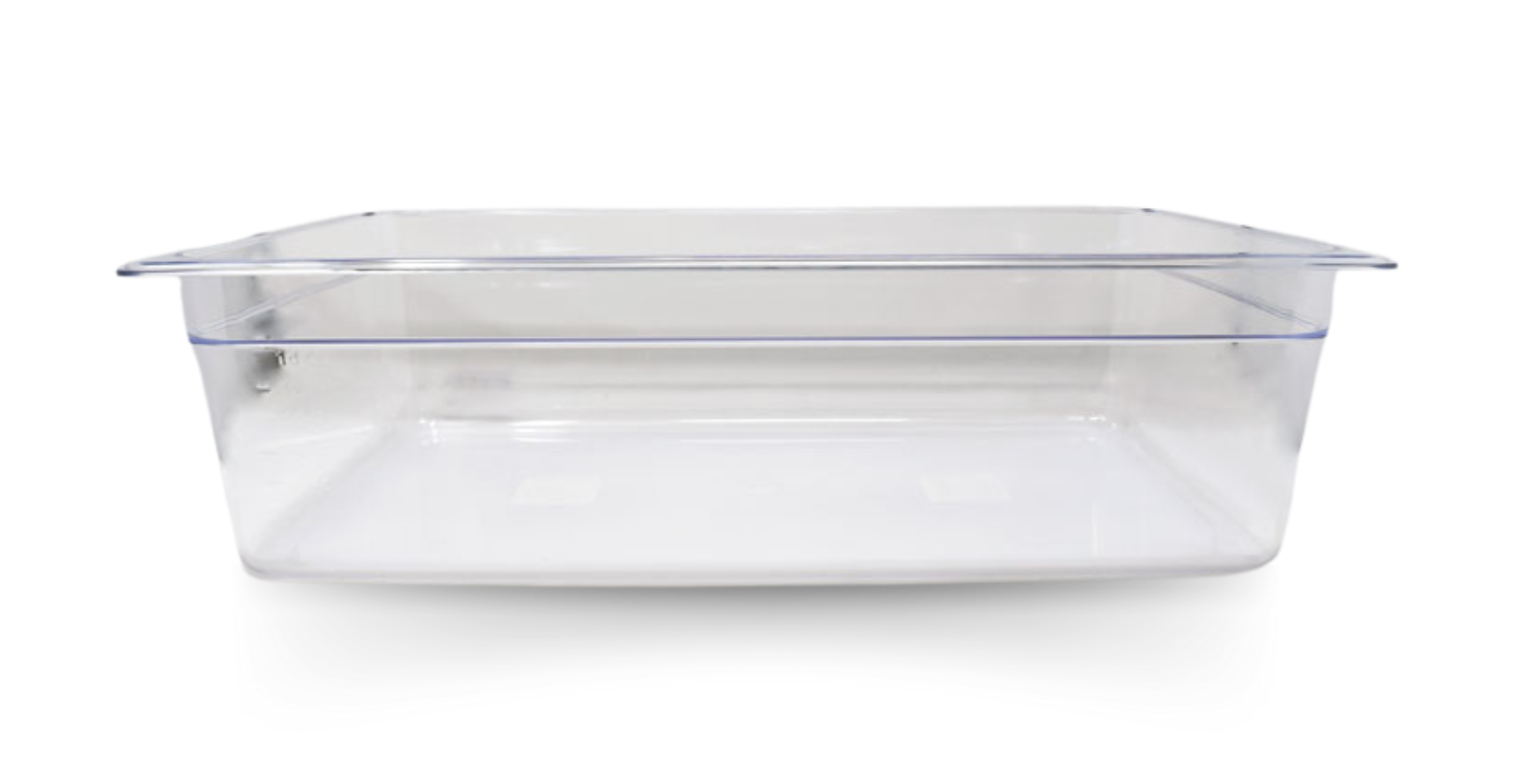 Full Size (GN 1/1) Polycarbonate Clear Food Pan, 6″ Deep