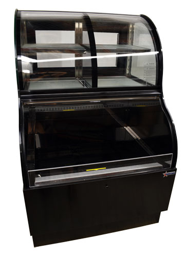 36-inch Dual Service Open Refrigerated Floor Display Case