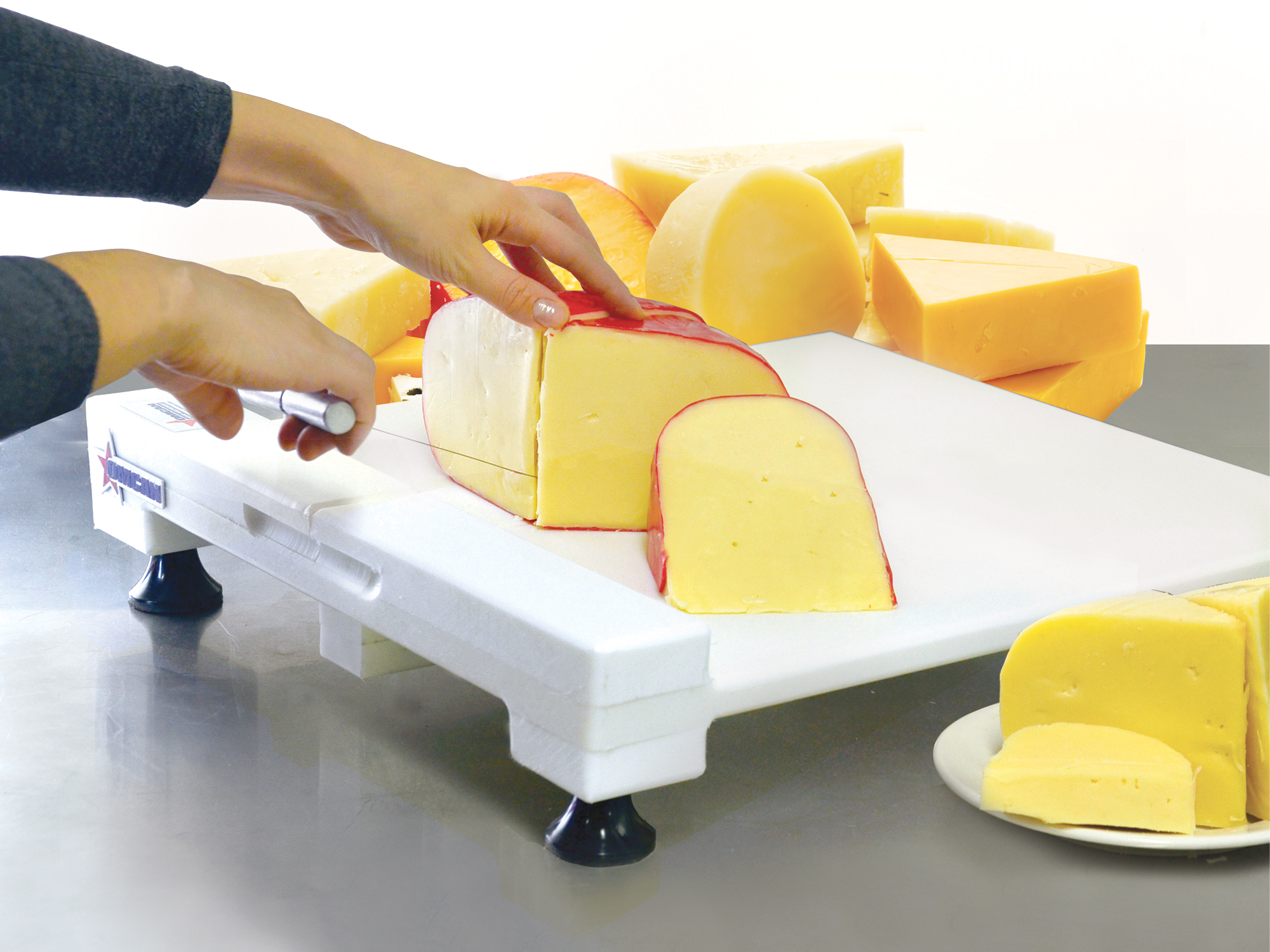 Cheese Cutter By Mario- Omcan's Heavy Duty Cheese Blocker 