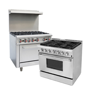 COMMERCIAL GAS RANGES