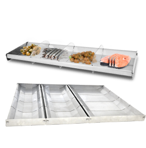 FOOD TRAYS WITH DIVIDERS