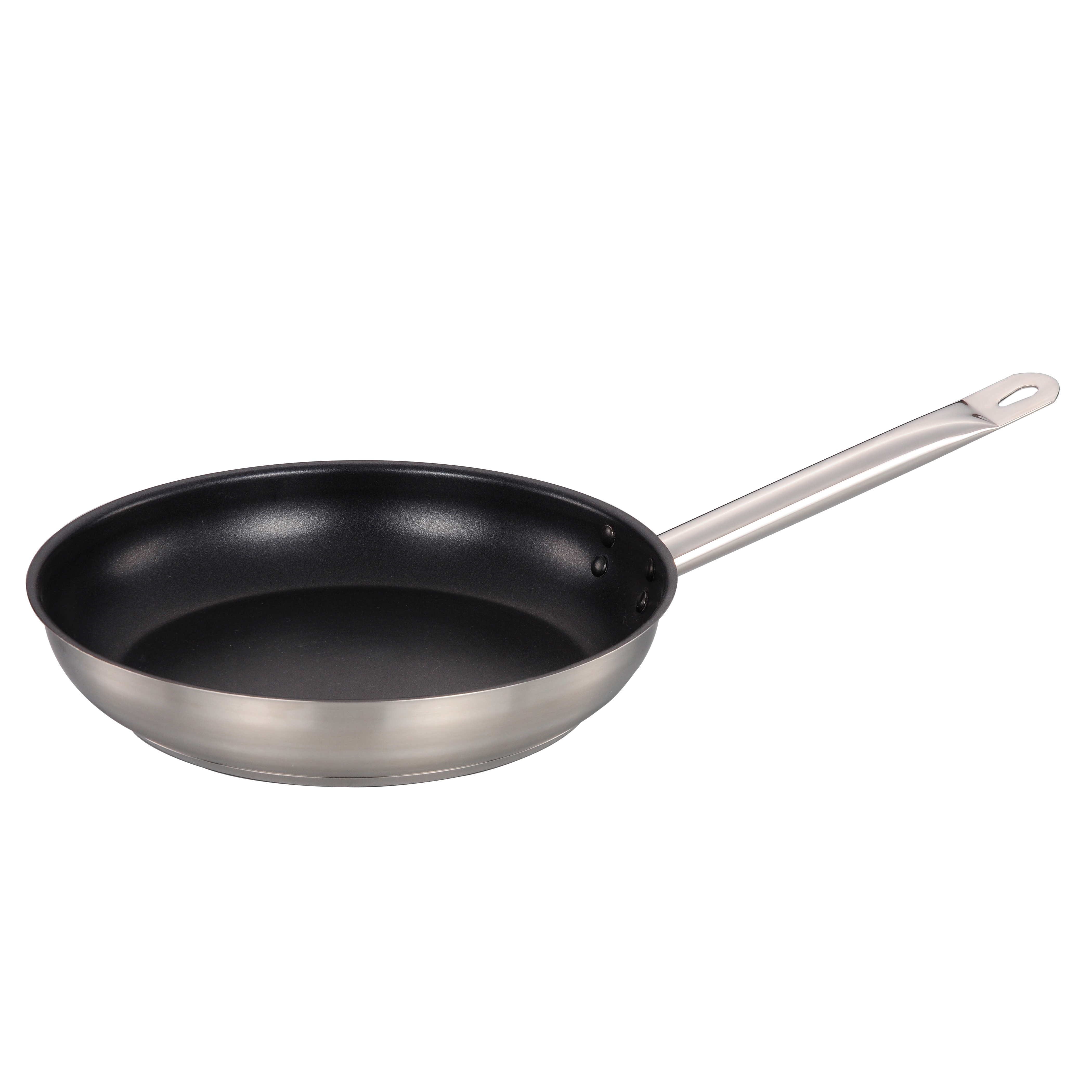11 Inch Non Stick Stainless Steel Fry Pan Omcan