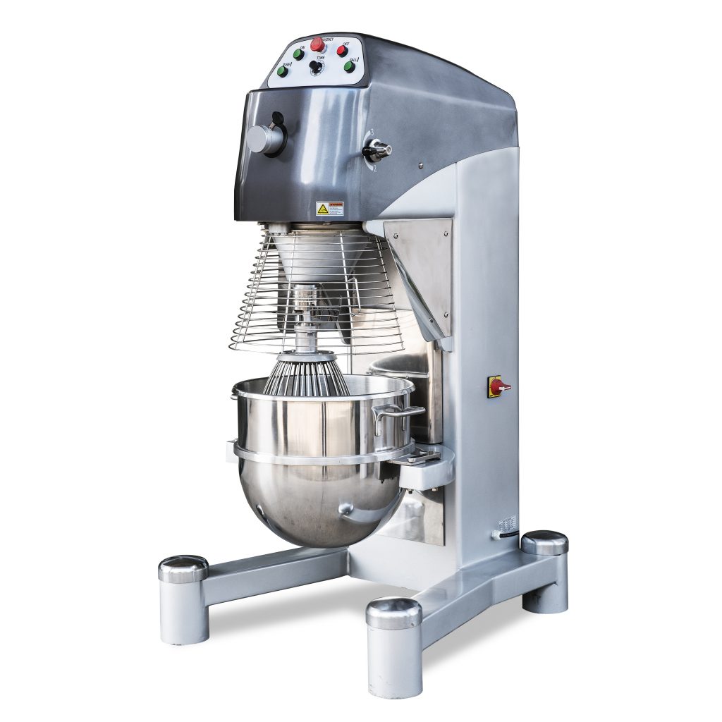 60_80-QT heavy-duty general purpose mixer with guard and timer