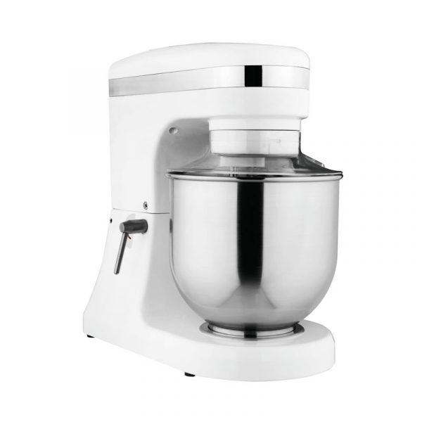 7-QT White General Purpose Mixer with Guard_1