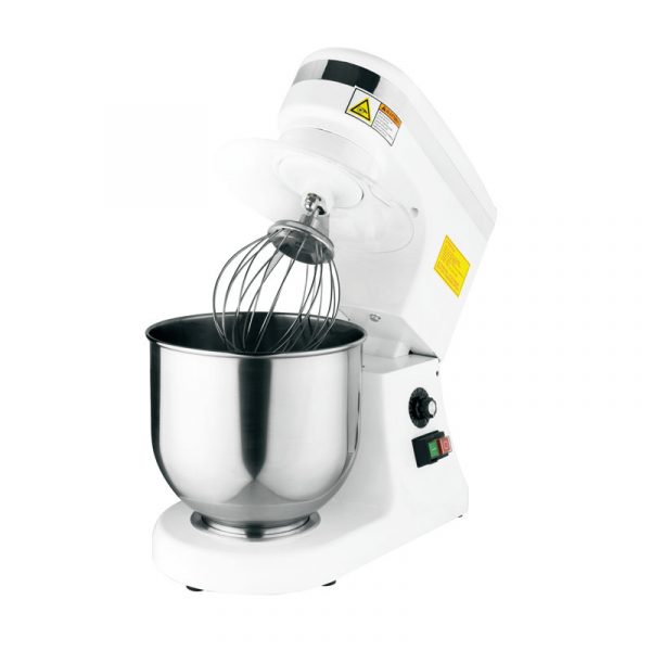 7-QT White General Purpose Mixer with Guard_2