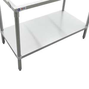 UNDERSHELVES FOR POLY TOP TABLES