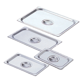 SOLID STAINLESS STEEL STEAM TABLE PAN COVERS
