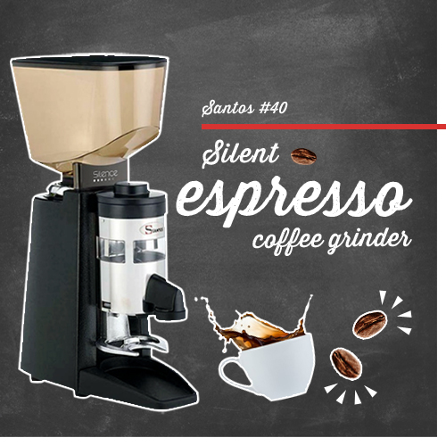 Fine grinding made easy with Santos #40 Silent Espresso Coffee