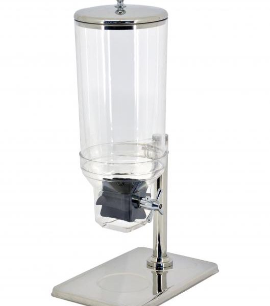 Stainless Steel Cereal Double Dispenser with 7.5 L Capacity