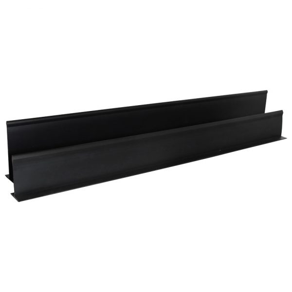 5" x 30" Solid Black Divider