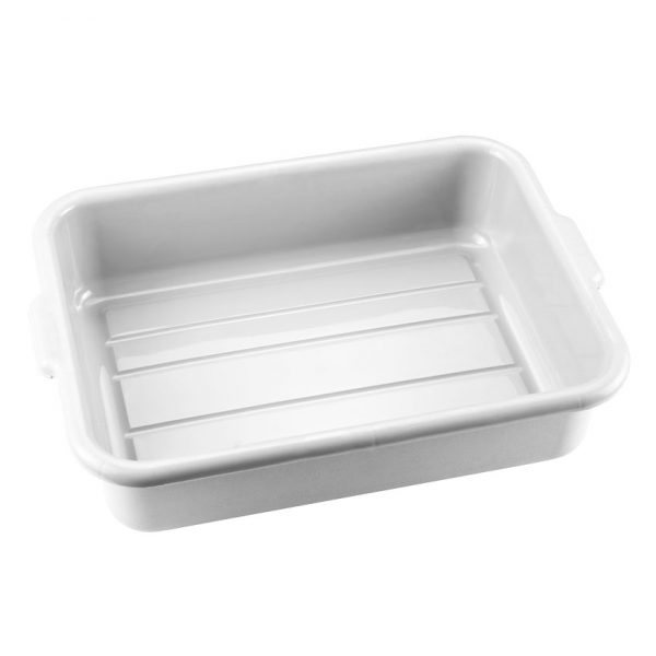 21.5" x 15.5" x 7" Standard White Dish Box