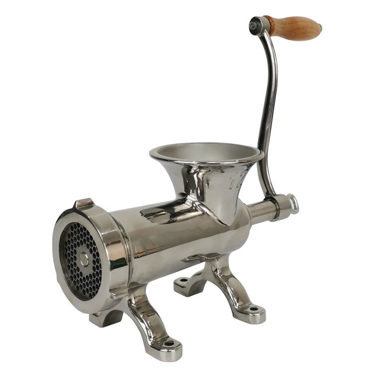 12 STAINLESS STEEL MANUAL MEAT GRINDER Omcan