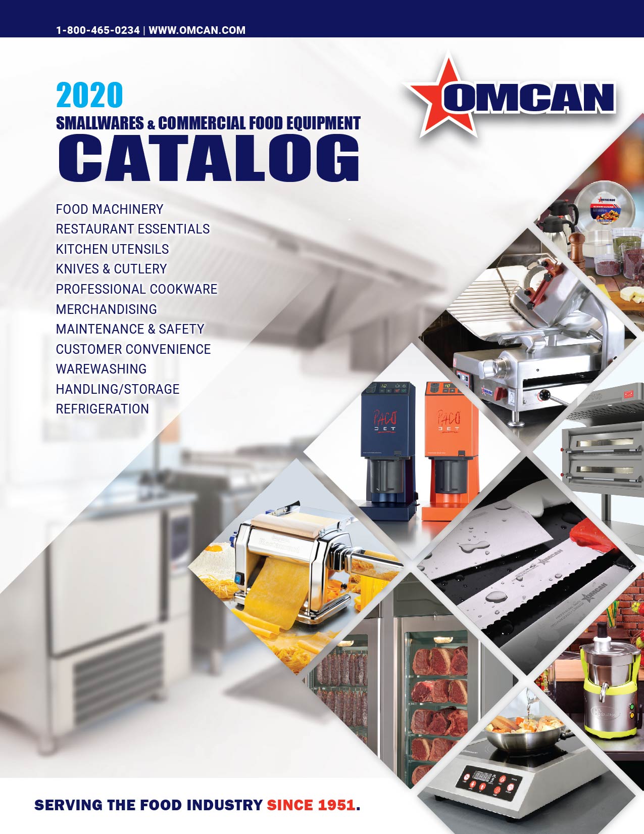Image of 2020 Omcan Catalog Cover