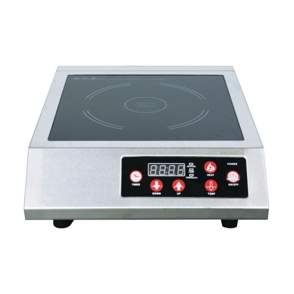 3.5 kW Stainless Steel Commercial Countertop Induction Cooker