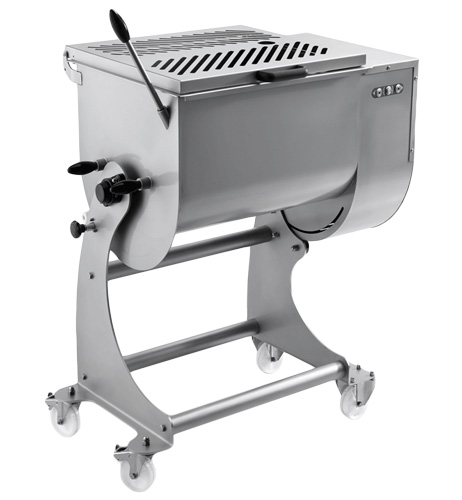 Omcan 41514 Stainless Steel Mobile Vacuum Meat Marinator - 110V, 1/4 hp