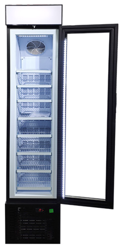 105L Slim Display Freezer with Top Lightbox