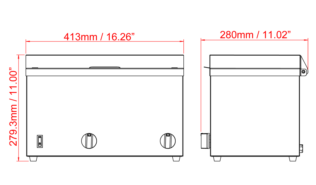 Omcan FW-CN-1602, 12-inch Stainless Steel Double Bottle Sauce Warmer