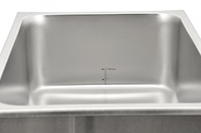 Single Chamber Food Warmer with 2 Half-size Pans or 1 Full-size Pan Capacity