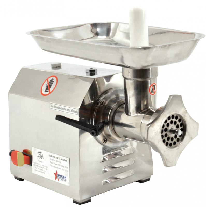 12 Stainless Steel Meat grinder with 0.87 HP Motor – Omcan