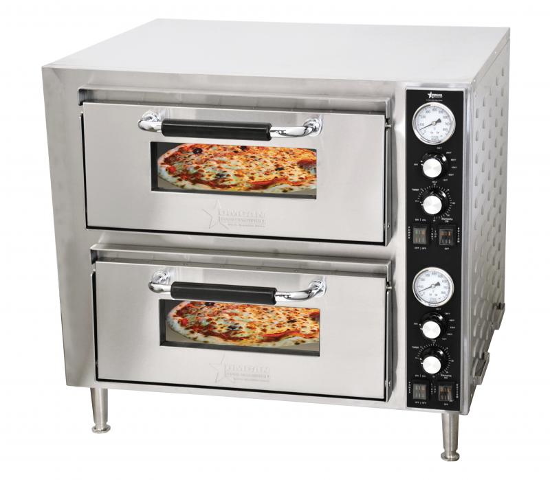 Countertop Double Quartz Pizza Oven Omcan, Countertop Pizza Oven Commercial