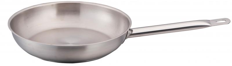 PROFESSIONAL QUALITY STAINLESS STEEL FRYING PAN 