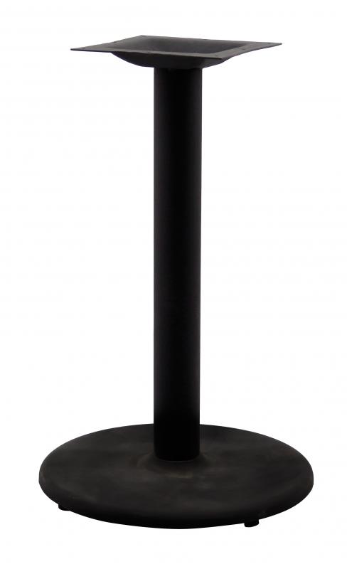 3" Diameter Black Column with 40� Bar Height Square Top Spider