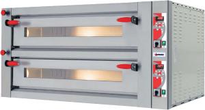 Omcan 40633 Electric Countertop 13 3/4 Single Deck Compact Series Pizza  Oven - 220V, 1 Phase, 2.2 kW