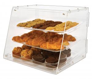 44-inch Countertop Curved Glass Display Warmer with 6 Pans – Omcan